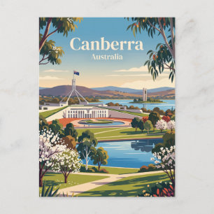 Canberra, Australien Postkarte