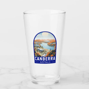 Canberra Australien Reise Kunst Vintage Glas