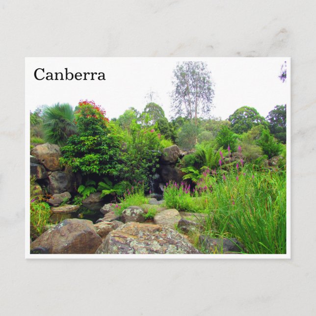 Canberra-Botanische Gärten Postkarte (Vorderseite)