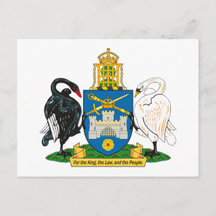 Canberra Coat of Arms Postcard Postkarte