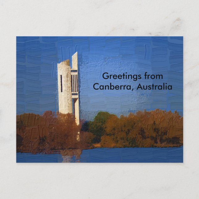 Canberra Postkarte (Vorderseite)