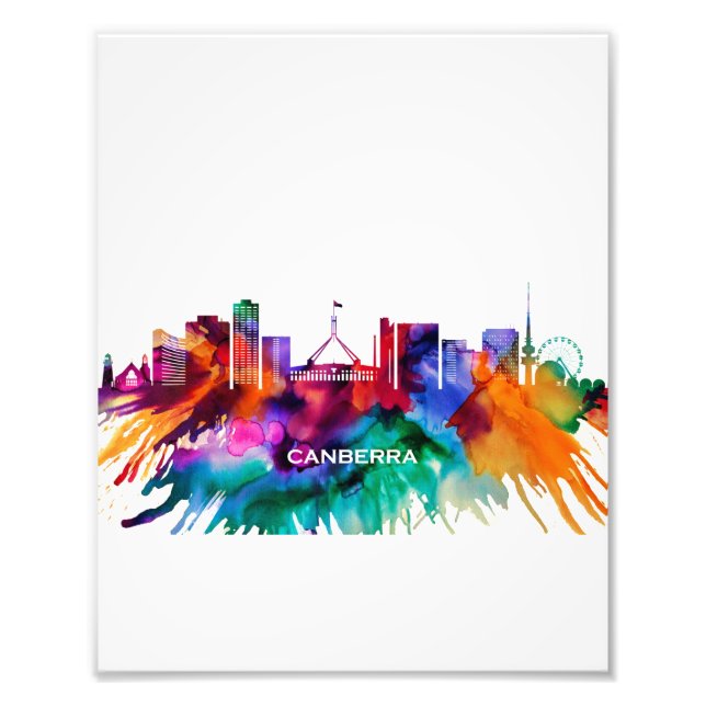 Canberra Skyline Fotodruck (Vorne)