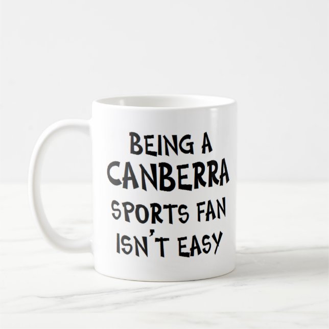canberra sports fan, being kaffeetasse (Links)