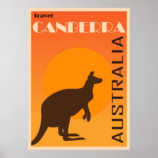 Canberra vintage poster (Vorne)