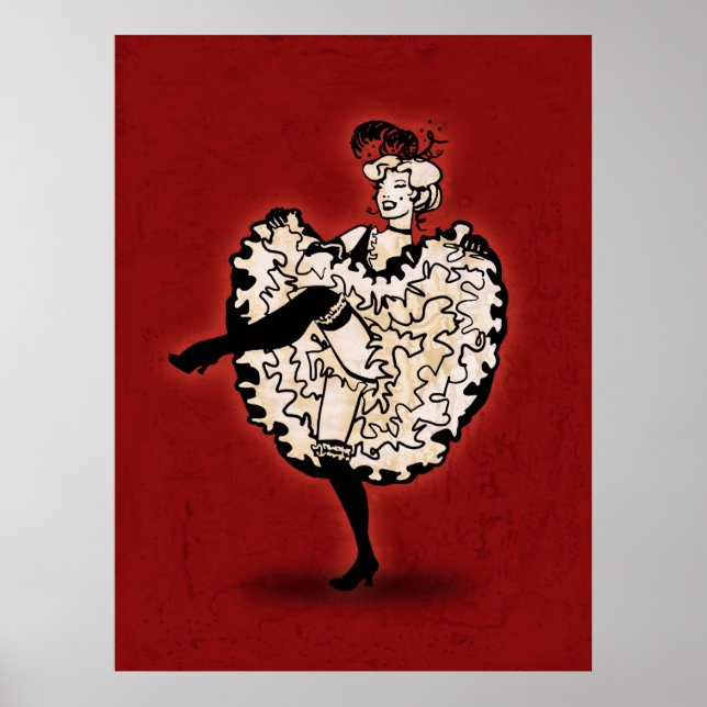 Cancan Dancer Poster (Vorne)