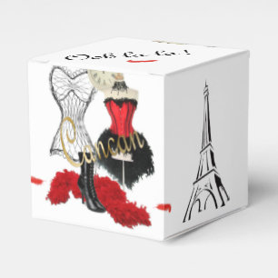 Cancan-Kostüm 1 Geschenkschachtel