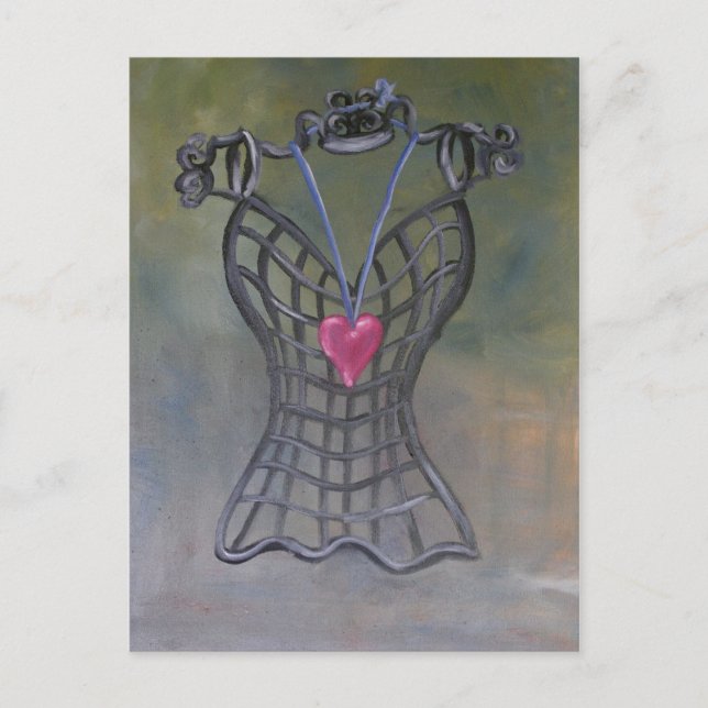 Cancan Mannequin Postkarte (Vorderseite)