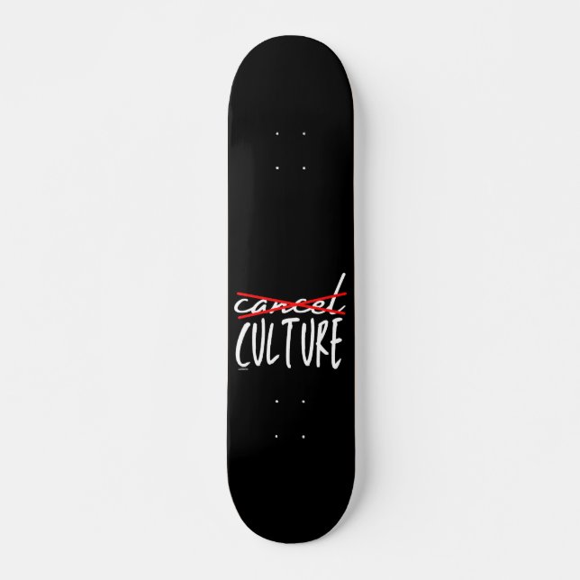CANCEL CANCEL CULURE lustig sarkastisch            Skateboard (Vorne)