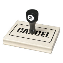 CANCEL GUMMISTEMPEL
