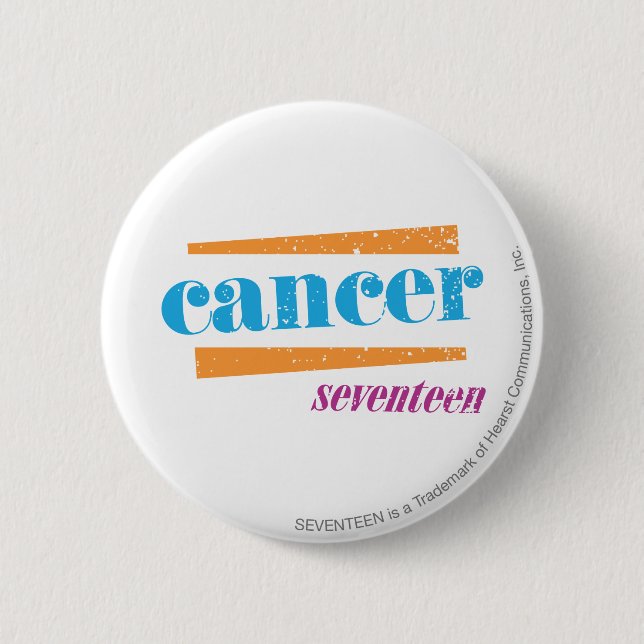 Cancer Aqua Button (Vorderseite)