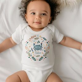 Cancer Baby - Sweet and Sensitive - Zodiac Design Strampler