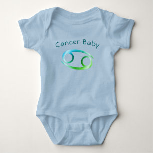 Cancer Baby Zodiac Strampler