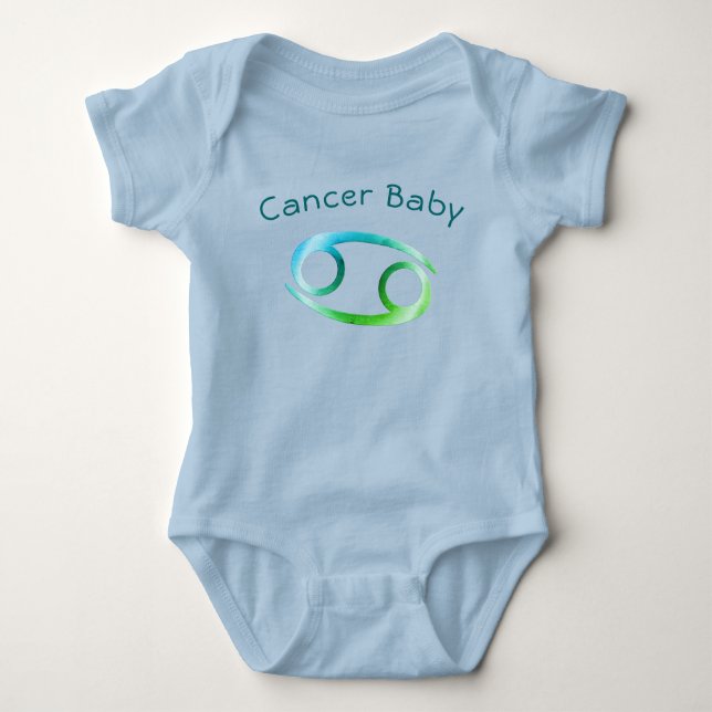 Cancer Baby Zodiac Strampler (Vorderseite)