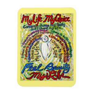 Cancer Gedicht White Angel Art Custom Magnet