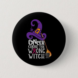 Cancer Irgendwas The Wrong Witch Breast Cancer Hal Button