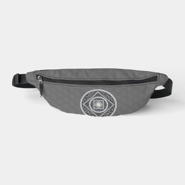 Cancer Mandala Bauchtasche (Vorderseite)