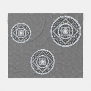 Cancer Mandala Fleece Blanket