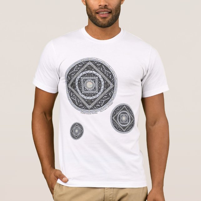 Cancer Mandala Men's Light Shirt (Vorderseite)