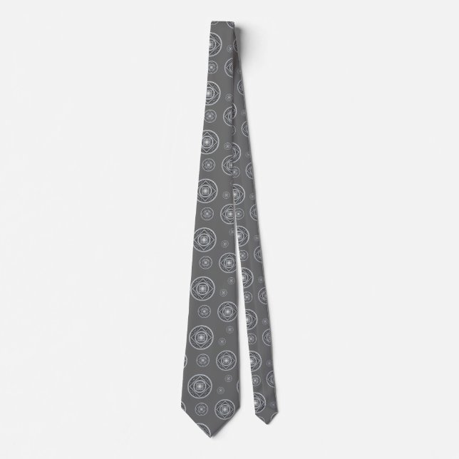 Cancer Mandala Men's Neck Tie Krawatte (Vorderseite)