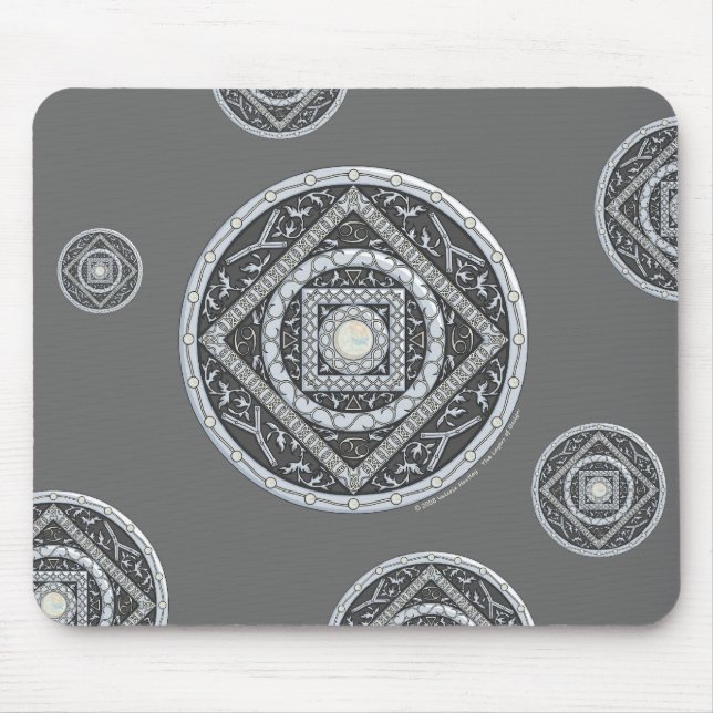Cancer Mandala Mousepad (Vorne)