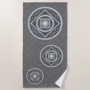 Cancer Mandala Strandtuch
