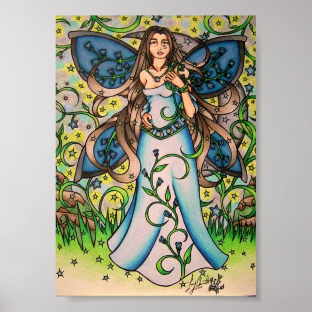 Cancer MoonChild Fairy Goddess Poster (Vorne)