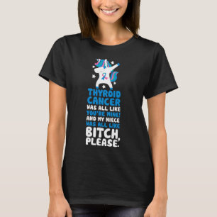 Cancer My Niece Bitte entziffern T-Shirt