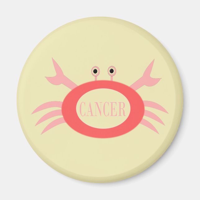 Cancer Star Sign Crab Magnet (Vorne)