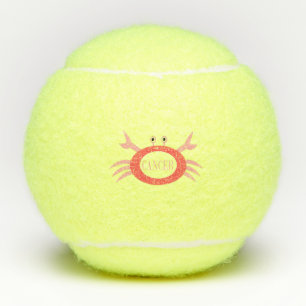 Cancer Star Sign Crab Tennis Balls Tennisbälle