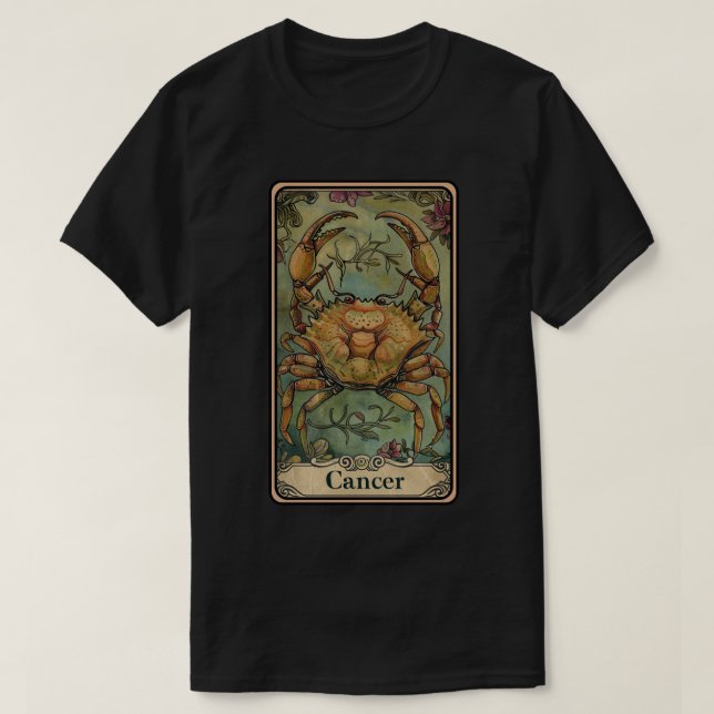 Cancer Sun Sign T-Shirt (Design vorne)