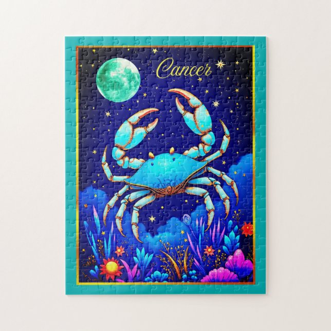 Cancer the Crab Zodiac Sign Puzzle (Vertikal)