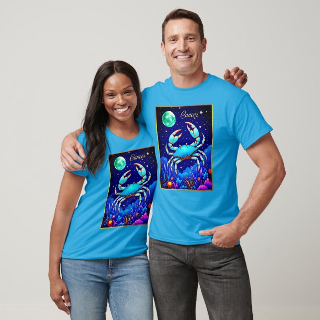 Cancer the Crab Zodiac Sign T-Shirt (Unisex)