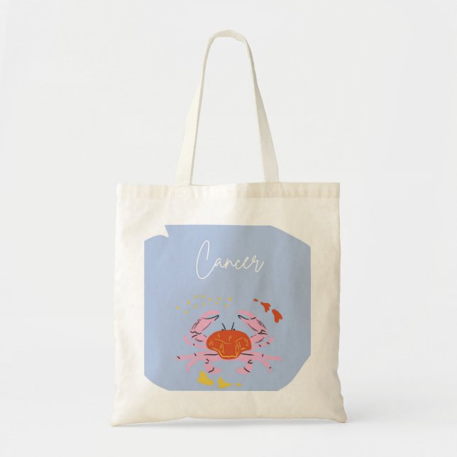 Cancer Tote Bag Tragetasche (Vorne)