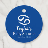 CANCER Zodiac Astrologie Juni Juli Baby Dusche Blu