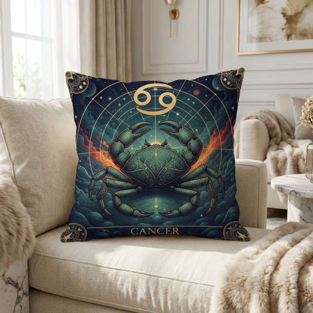 Cancer Zodiac Celestial Kissen (Von Creator hochgeladen)