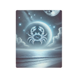 "Cancer Zodiac Constellation: Moonlit Crab Art"