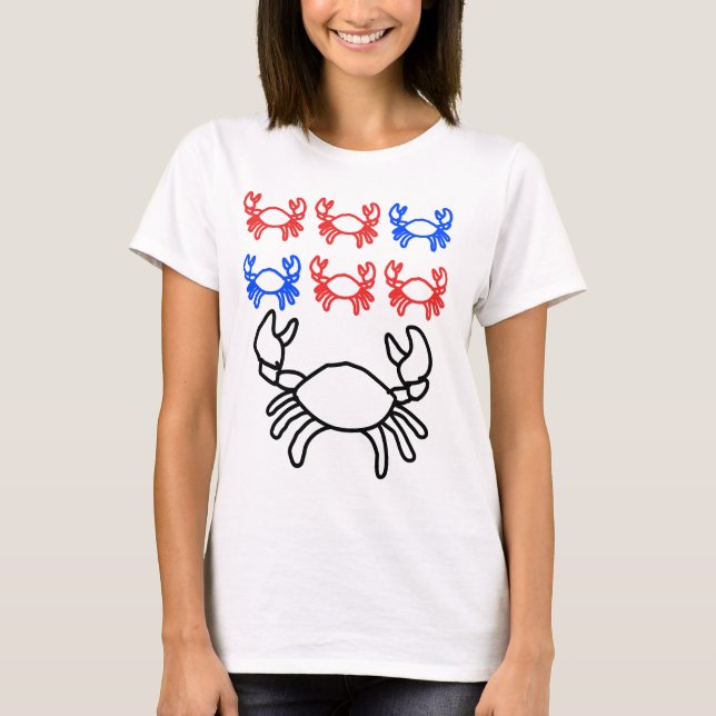 Cancer Zodiac Crab T‑Shirt – Protective Cancer T-Shirt (Vorderseite)