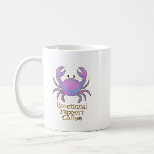 Cancer Zodiac Mug – Emotional Support Coffee mug Kaffeetasse (Links)