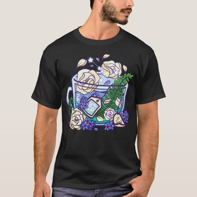Cancer Zodiac Teacup T-Shirt (Vorderseite)
