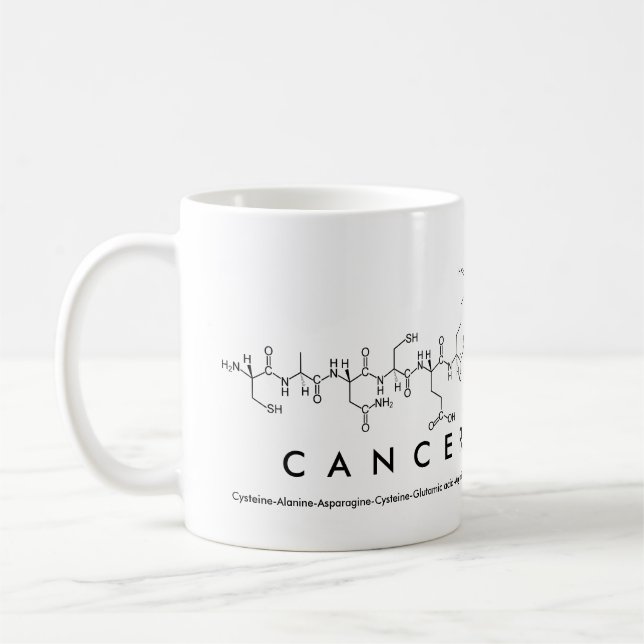 CancerChemist Peptidsatz-Tasse Tasse (Links)