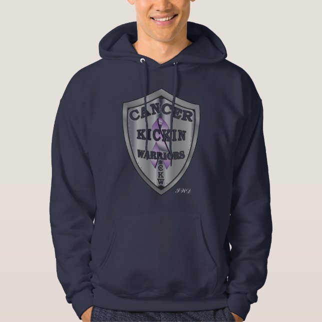 Cancerkickinwarriors-Logo-GROSS, IWD Hoodie (Vorderseite)