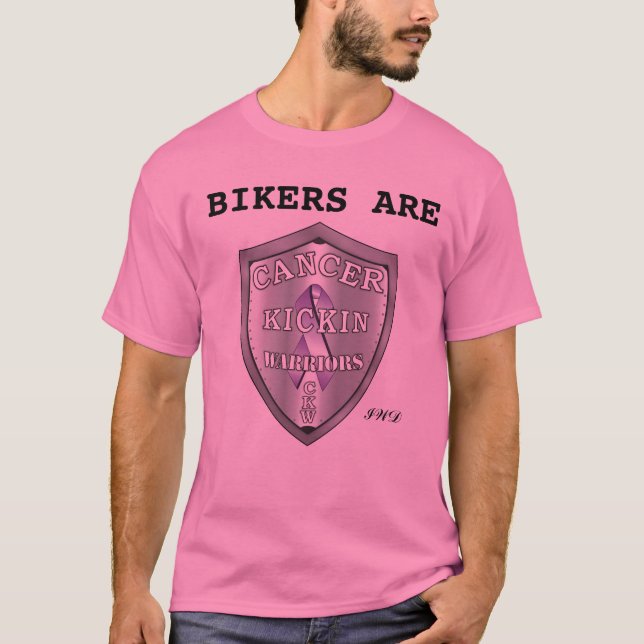 Cancerkickinwarriors-Logo-GROSS, IWD, RADFAHRER T-Shirt (Vorderseite)