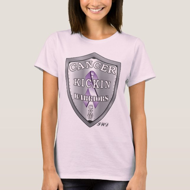 Cancerkickinwarriors-Rosa Baby - Puppe T-Shirt (Vorderseite)