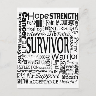 CancerWords Postkarte