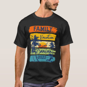 Cancun 2022 Mexiko Familie Urlaub Matching Group T-Shirt