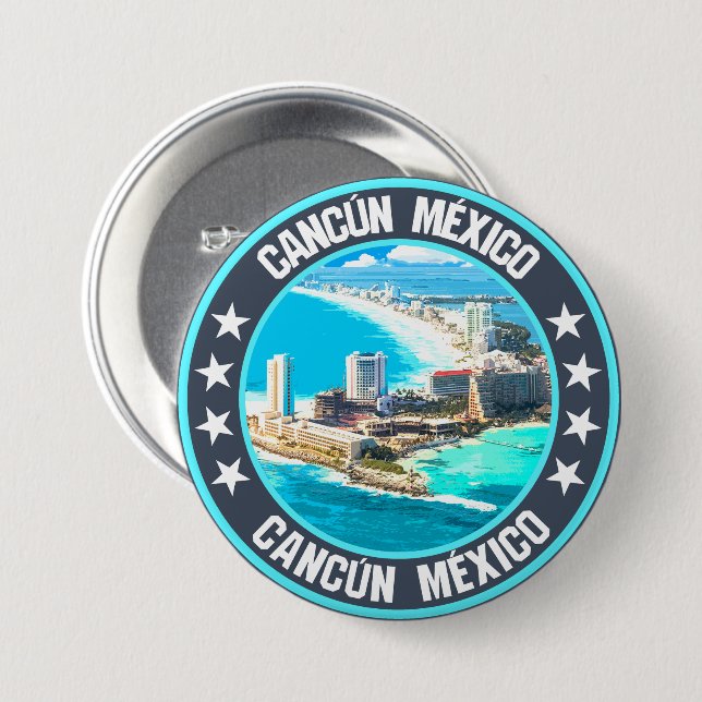 Cancún Button (Vorne & Hinten)