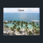 Cancun Caribbean Ocean Vacation Postcard Postkarte<br><div class="desc">Cancun Caribbean Ocean Vacation Postcard</div>