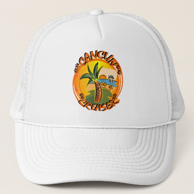Cancun Cruisin Truckerkappe (Vorderseite)