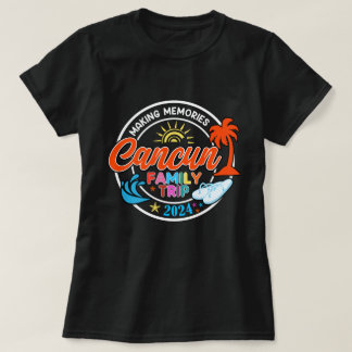 Cancun Familienausflug 2024 Erinnerungen Vac T-Shirt