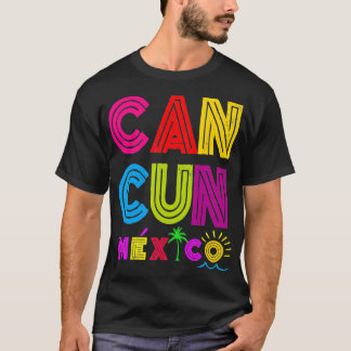 Cancun für Frauen Männer Kinder Niedlich passt Fam T-Shirt